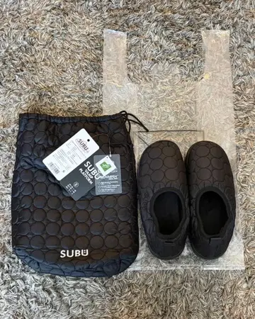 [미사용 새상품] SUBU 블랙 슬립온 수납 봉투 포함