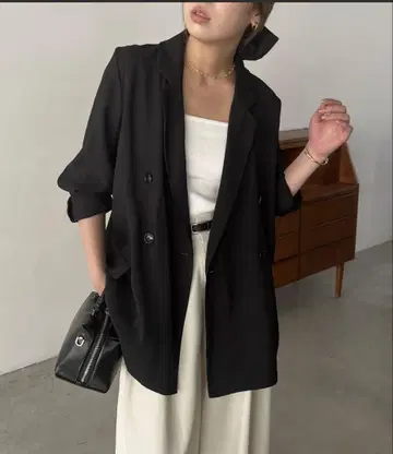 [스테디셀러] 카프리슈 레마쥬 라이트 테일러 자켓 블랙