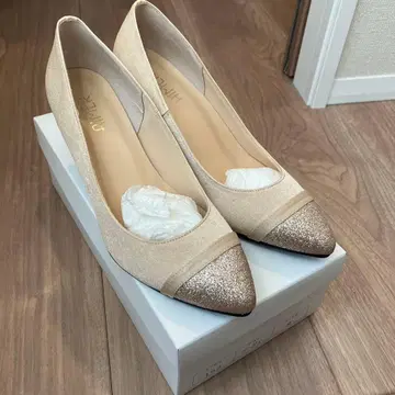 AIMER 펌프스 베이지 결혼식 경사 파티 세레모니