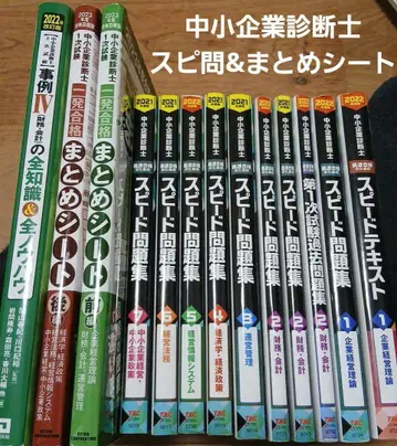 [ 중소기업진단사 ] TAC 스피드 문제집, 정리 시트 외 13권 세트