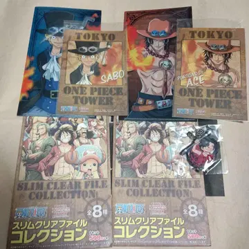 원피스 도쿄 원피스 타워 슬림 클리어 파일 에이스 사보