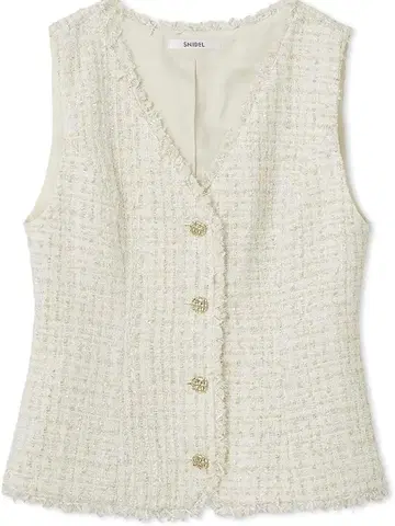 스나이델 썸머 트위드 베스트 SWFV252038 여성용 snidel