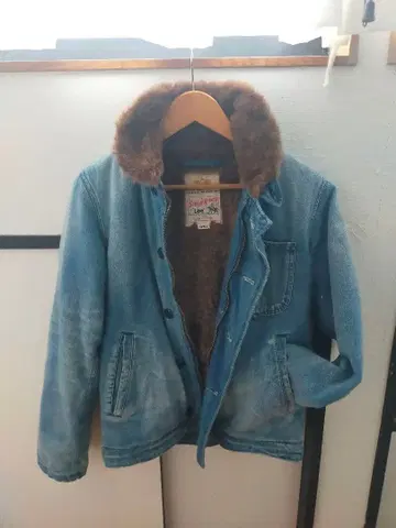 알파인더스트리 스톰 라이더 데님 덱 자켓 N-1