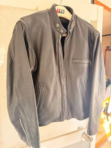 라이더 자켓 가죽 블랙