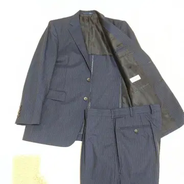 [ 새상품급 ] 존 피어스 셋업 빅 사이즈 스트라이프 네이비