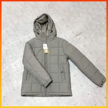 가격 대폭 인하 새상품 다운 자켓 후드 부착 그레이 퀼팅 아우터