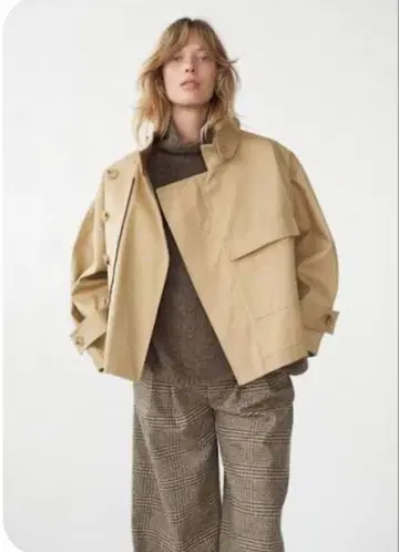 AFagger 트렌치코트 스프링 코트 숏