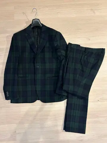 블랙워치 체크 셋업 수트