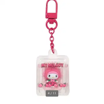 산리오 시크릿 키링 후르츠 마이멜로디 쿠로미