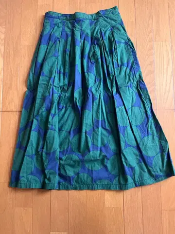 GRANDMA MAMA DAUGHTER 플레어 롱 스커트