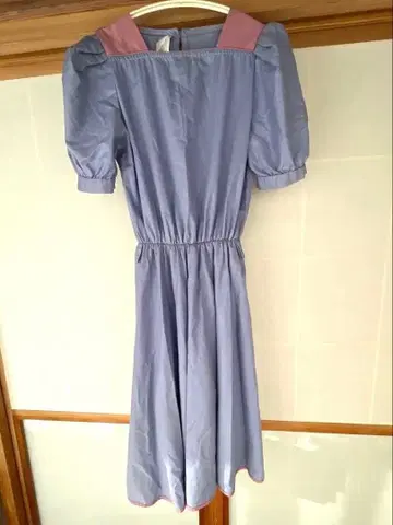 구제 의류 vintage Byer Too! 연보라색 반팔 원피스