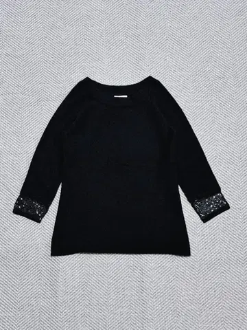 캐시미어 100 PAULE KA 폴카 니트 스웨터 M 스팽글