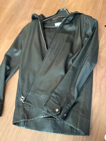 Lui's 가죽 후드 후드티 자켓 M 사이즈