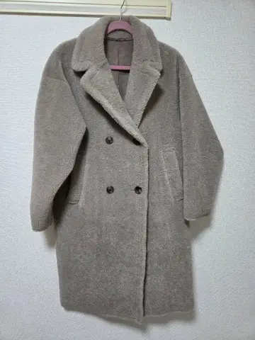 로페 롱 보아 코트