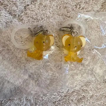 미사용 새상품 카드캡터 사쿠라 메지루시 액세서리 1개 케로짱 2개 세트