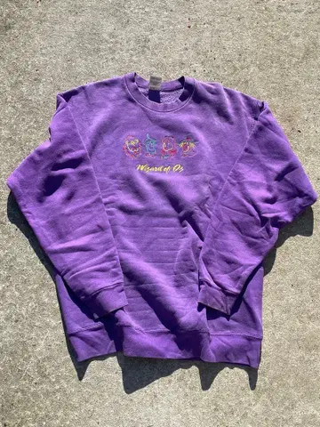 프룻 오브 더 룸 맨투맨 퍼플 XL