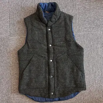 새상품급 Snugpak x HarrisTweed 리버서블 충전솜 베스트