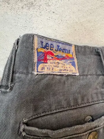 50s 60s Lee 프리스코 브릿지 택