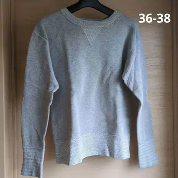 Two Moon 그레이 맨투맨 36-38