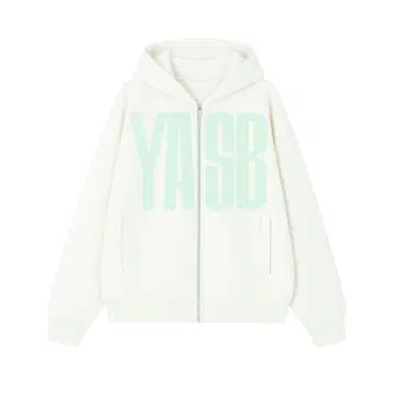 YOASOBI 로고 집업 후드티