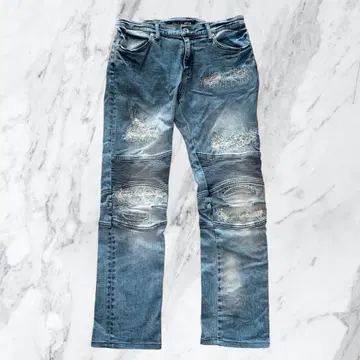 SCHLUSSEL 슈리셀 뱀 접이식 바이커 데님 Y2K