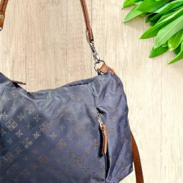 [ 인기 ] russet 가죽 나일론 2WAY 백 네이비 브라운