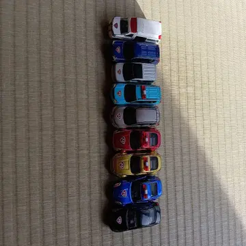 미니카 세트 레스큐 파이어 9대