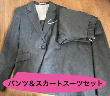 LES MUES 레미유 아오키 팬츠 & 스커트 수트 세트 스트레치