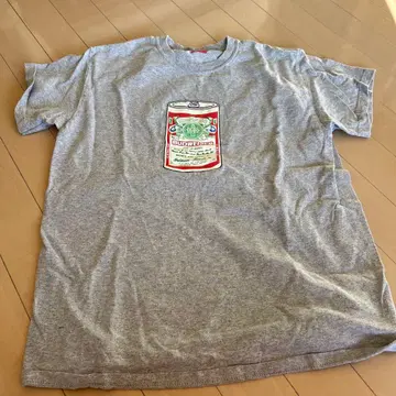 Budweiser 캔 프린트 T셔츠 그레이