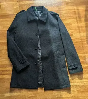 블랙 스텐카라 코트