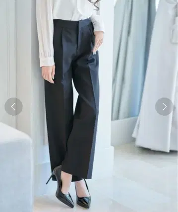 에밀리아 위즈 센터 프레스 팬츠 S