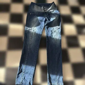 Jeans21 비쥬 데님 팬츠 와이드 레그