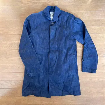 DERUXE 네이비 스텐카라 코트