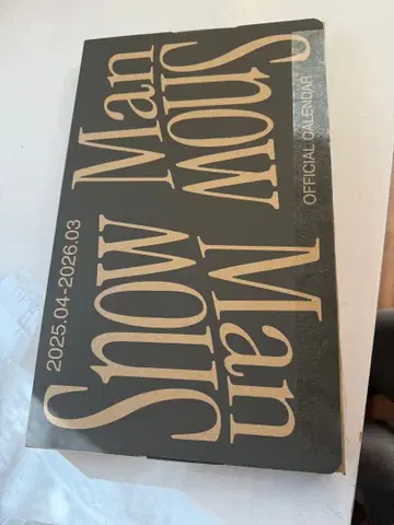 Snow Man Official Calendar 2025-2026