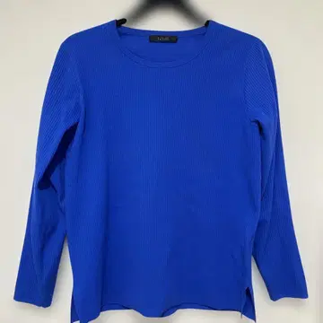 lelill 하이테크 리브 니트 스웨터 파랑