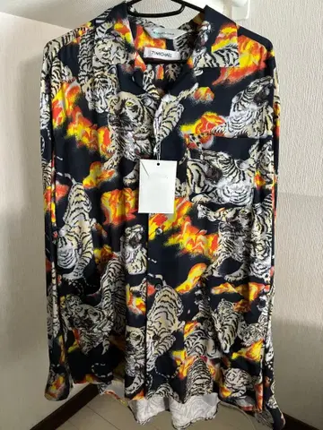 NIPOALOHA 71MICHAEL 호랑이 무늬 셔츠