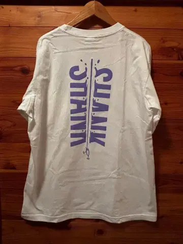 SHANK SPLASH T-SHIRT L 사이즈 티셔츠 화이트