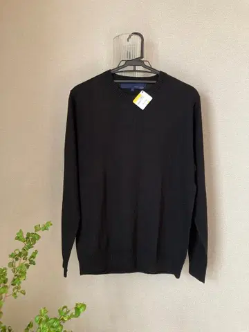 [미사용 새상품] JOSEPH ABBOUD 니트 스웨터 블랙 L사이즈
