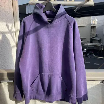 HIGH SIERRA 오니페이드 퍼플 무지 후드티 L