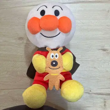 호빵맨 봉제 인형 약 30cm 치즈