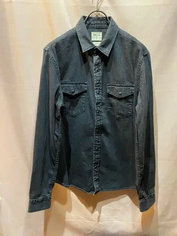 GAP 블랙 데님 긴팔 셔츠 웨스턴