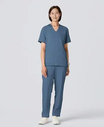 클래시코 여성용 저지 스크럽 팬츠 LUXE 상하의 세트