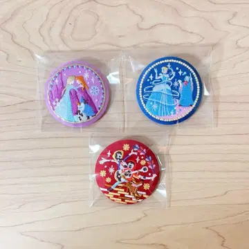 디즈니 자수 캔뱃지 2개 3개 세트