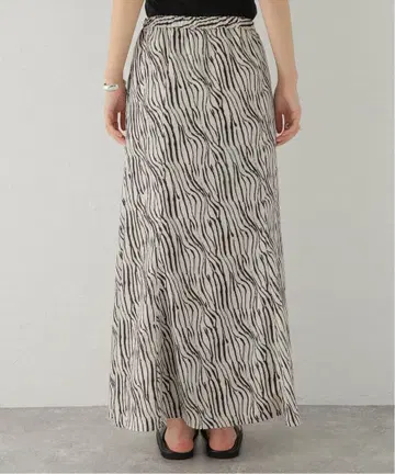 저널 스탠다드 제브라 스트라이프 머메이드 스커트
