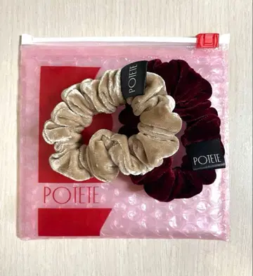 [ POTETE ] 벨로아 스크런치 2개 세트