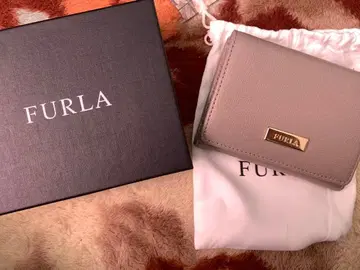 FURLA 그레이 3단 폴더형 지갑