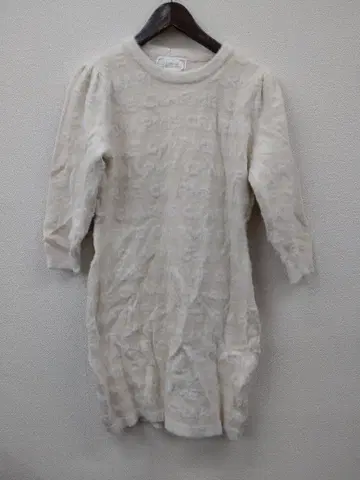 (2) michel Malherbe 아이보리 로고 원피스 새상품 택