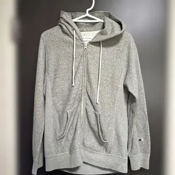 Champion Reverse Weave 지퍼 후드티 M 그레이