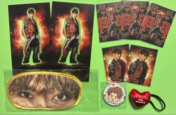 EXILE TETSUYA 아크릴 스탠드, 포토 카드, 회장 가챠, 머리끈