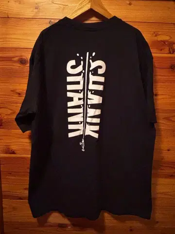 SHANK SPLASH T-SHIRT XL 사이즈 셔츠 블랙
